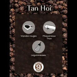 Poivre Noir du Vietnam Tan Hoi Sachet 20 g (x7) Peugeot