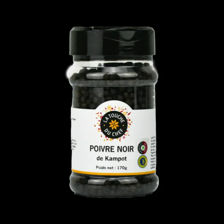 Poivre Noir Kampot IGP 170 g La Touche du Chef