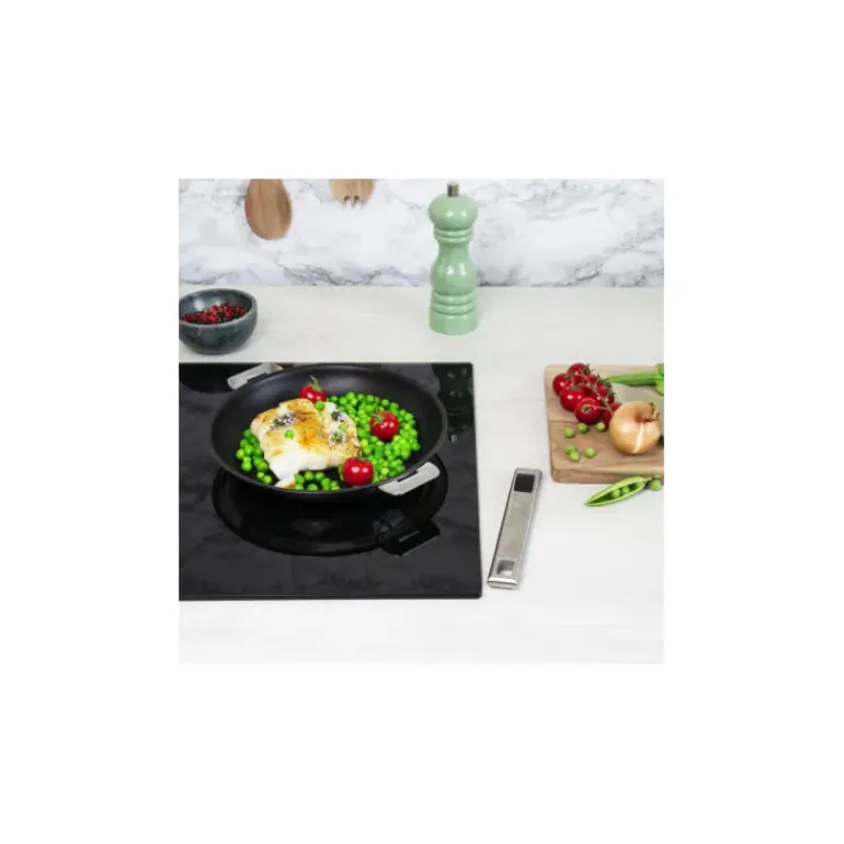 Poêle Ø 30 cm Strate Amovible Inox Exceliss Cristel