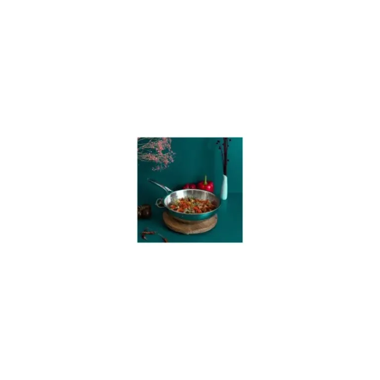 Poêle Ø 28 cm Strate Amovible Inox Cristel