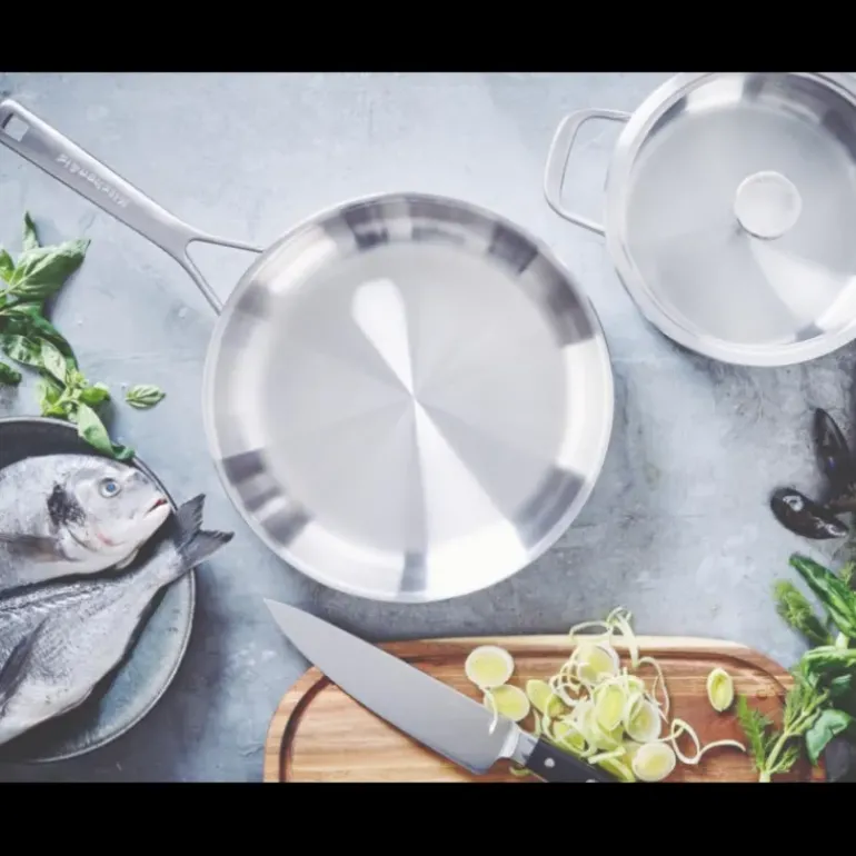 Poêle à Frire Inox 24cm KitchenAid