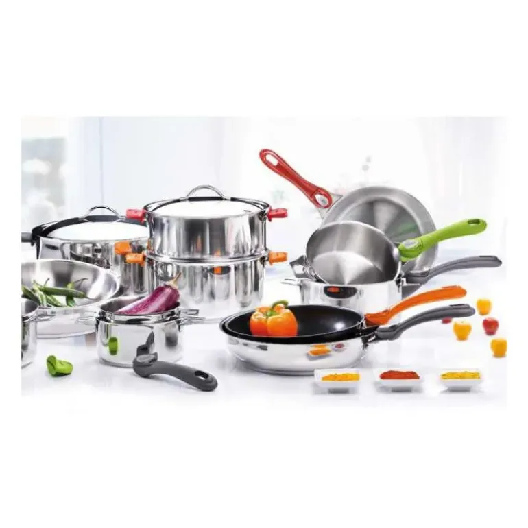 Poêle à Frire tout Inox sans Queue Ø 28 cm Twisty de Buyer
