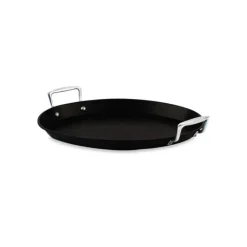 Poêle à Poisson Ovale 25,5x40 cm Anti-Adhérente Les Forgées Le Creuset