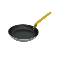 Poêle Antiadhésive ø28 cm HACCP Jaune Choc Resto Induction De Buyer