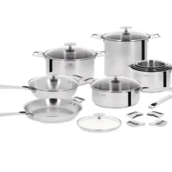 Poêle Casteline Ø 24 cm Manche Amovible Anti-Adhésive Inox Cristel
