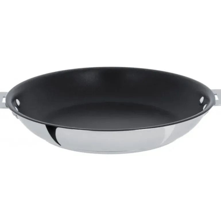 Poêle Casteline Ø 28 cm Manche Amovible Anti-Adhésive Inox Cristel