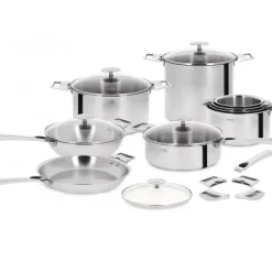 Poêle Casteline Ø 32 cm Manche Amovible Anti-Adhésive Inox Cristel