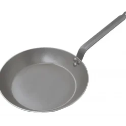 Poêle Lyonnaise Carbone Plus Ø 28 cm De Buyer, Tôle, Queue Feuillard