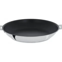 Poêle Mutine Ø 28 cm Manche Amovible Anti-Adhésive Inox Cristel