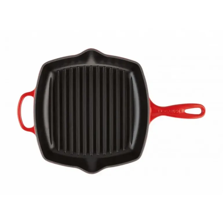 Poêle Skillet Carré 26 cm Cerise Le Creuset