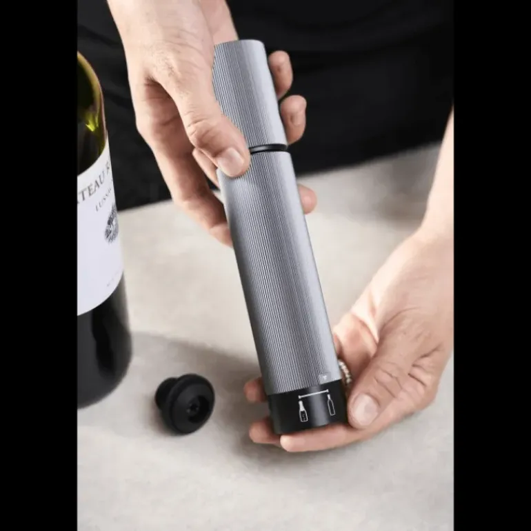 Pompe à Vin et Champagne Double Manuelle Acier Line Peugeot