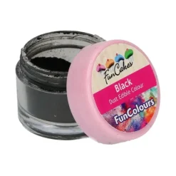 Poudre comestible Noir 1,5 g FunCakes