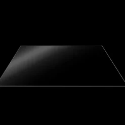 Protection Plaque de Cuisson en Verre 57 x 50 cm Noir Pebbly
