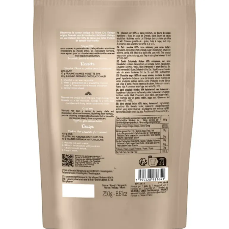 Préparation pour Chocolat Chaud 250 g Valrhona
