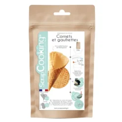 Préparation pour Gaufrettes et Cornets Vanille 250 g Scrapcooking