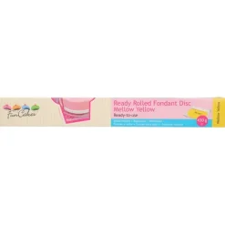 Pâte à Sucre Prête à Dérouler Jaune 430g Funcakes