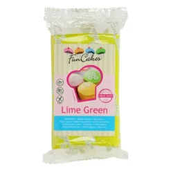 Pâte à Sucre Vert Citron 250g Funcakes