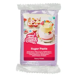 Pâte à Sucre Violette 250g Funcakes