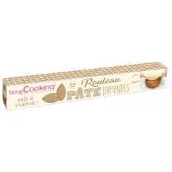 Pâte d'Amande Naturelle en Rouleau ⌀ 36 cm 300g Scrapcooking