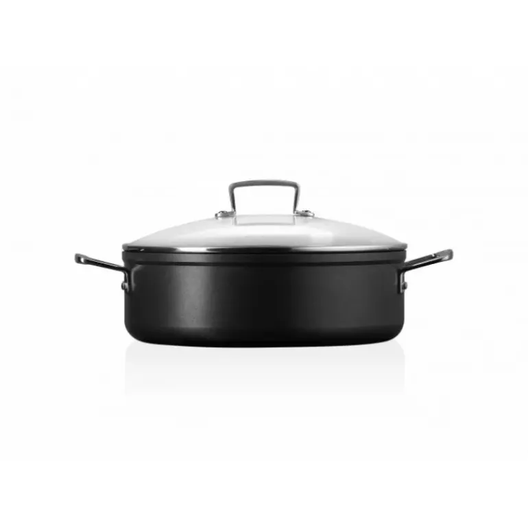 Rondeau avec Couvercle 28 cm Anti-Adhérent Les Forgées Le Creuset