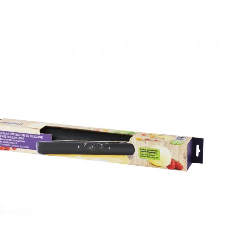 Rouleau à Pâtisserie Silicone 40,6 cm Noir Mastrad