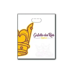 Sac à Galette Ingraissable 26x31cm Motif Couronne x100