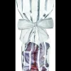 Sachet Bonbon Argent avec Fond Carton 10 x 22 cm (x100)