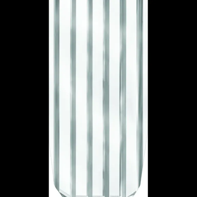 Sachet Bonbon Argent avec Fond Carton 10 x 22 cm (x100)
