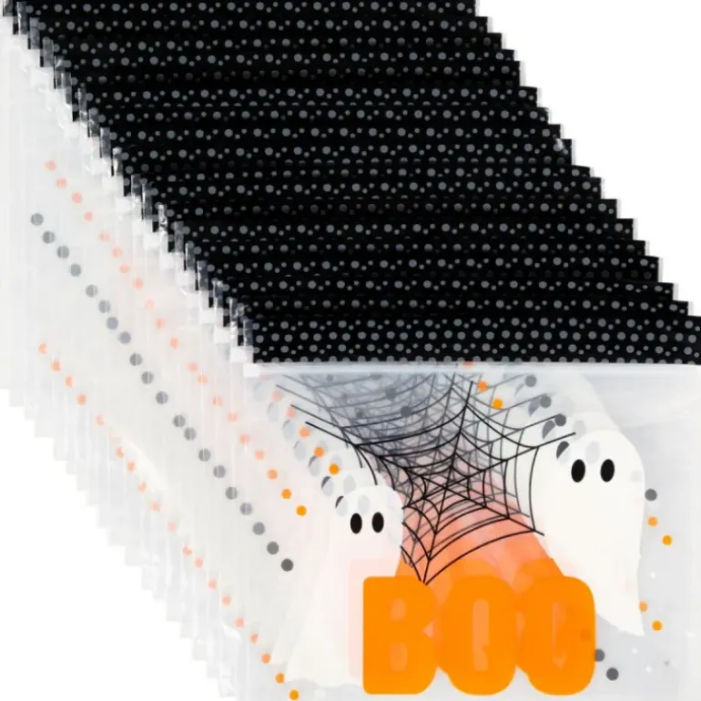 Sachet Bonbon Fantômes Boo 20 x 17 cm (x20) Wilton