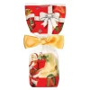 Sachet Confiserie Père Noël 10x22cm (x100) - Fond Cartonné