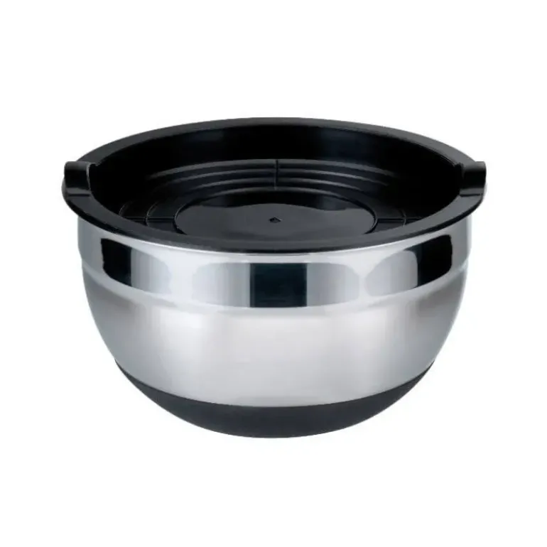 Saladier Inox avec Couvercle Ø 24 cm Baumalu