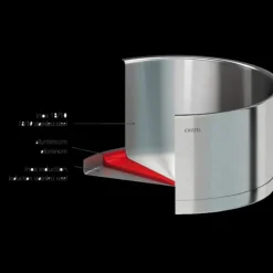 Sauteuse Ø 22 cm Strate Amovible Inox Exceliss Cristel