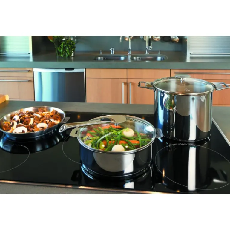 Sauteuse Casteline Ø 24 cm Manche Amovible Inox Cristel