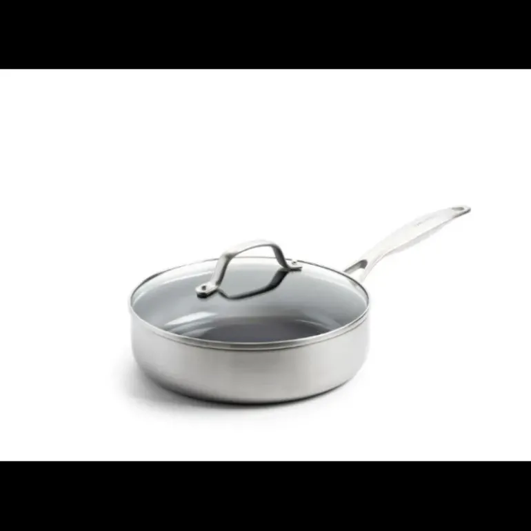 Sauteuse en Céramique Ø 24 cm + Couvercle, collection GENEVA GreenPan™