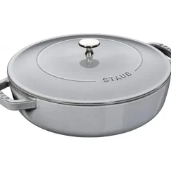 Sauteuse en Fonte Chistera 28 cm Gris Graphite Staub