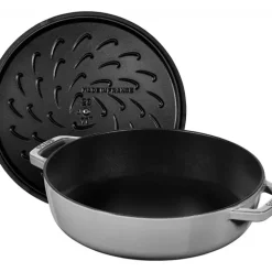 Sauteuse en Fonte Chistera 28 cm Gris Graphite Staub
