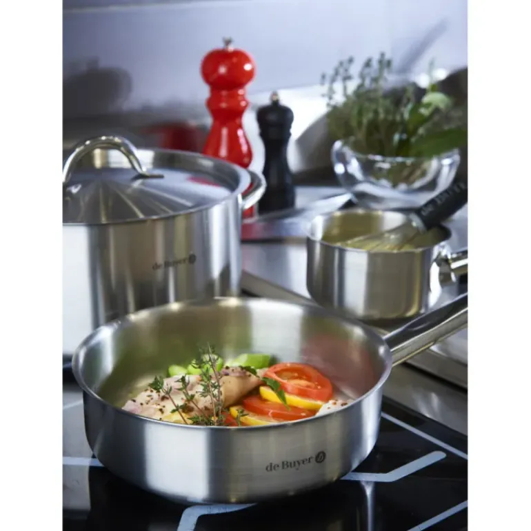 Sauteuse Inox Bord Droit Ø20 cm Prim'Appety De Buyer