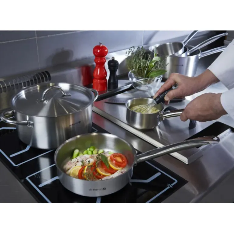 Sauteuse Inox Bord Droit Ø24cm Prim’Appety De Buyer