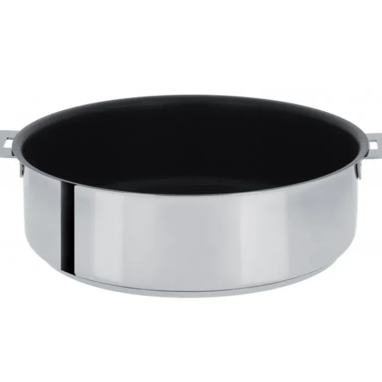 Sauteuse Mutine Ø 28 cm Manche Amovible Anti-Adhésive Inox Cristel