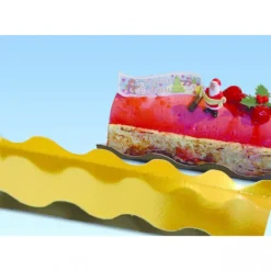 Semelle à Bûche 20x10cm Ondine Or (x50)