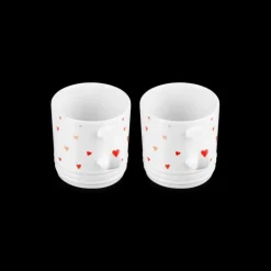 Set 2 Mugs en Céramique Motifs Cœur 350 ml Le Creuset