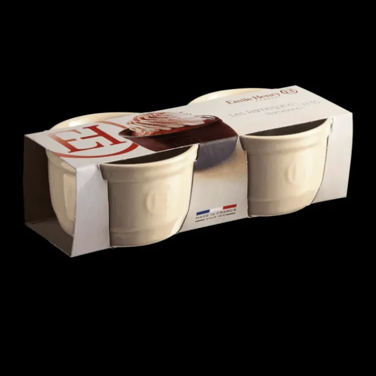 Set de 2 Ramequins en Céramique N°10 cm Argile Emile Henry