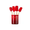 Set Pot 1,1 L avec 4 Ustensiles Cerise Création Le Creuset