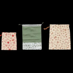 Set Zéro Déchet Coton Bio 3 Pièces Pebbly