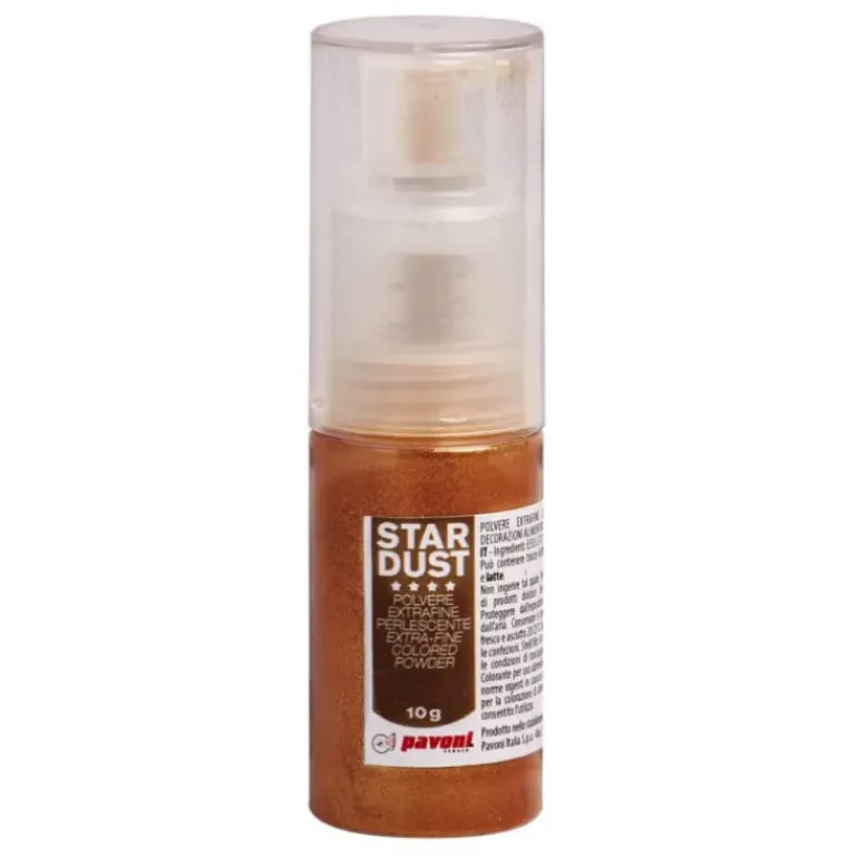 Spray Alimentaire Poudre Cuivre Scintillante 10 g Pavoni