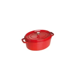 STAUB Cocotte Fonte Ovale 33 cm Rouge Cerise 6,7 L