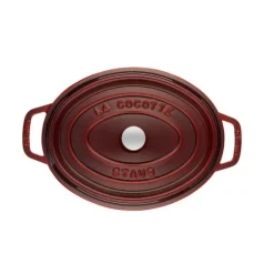 STAUB Cocotte Fonte Ovale 33 cm Grenadine Majolique 6,7 L