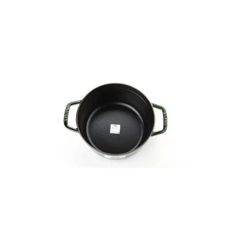 STAUB Cocotte Fonte Ronde 28 cm Vert Basilic Majolique 6,7 L