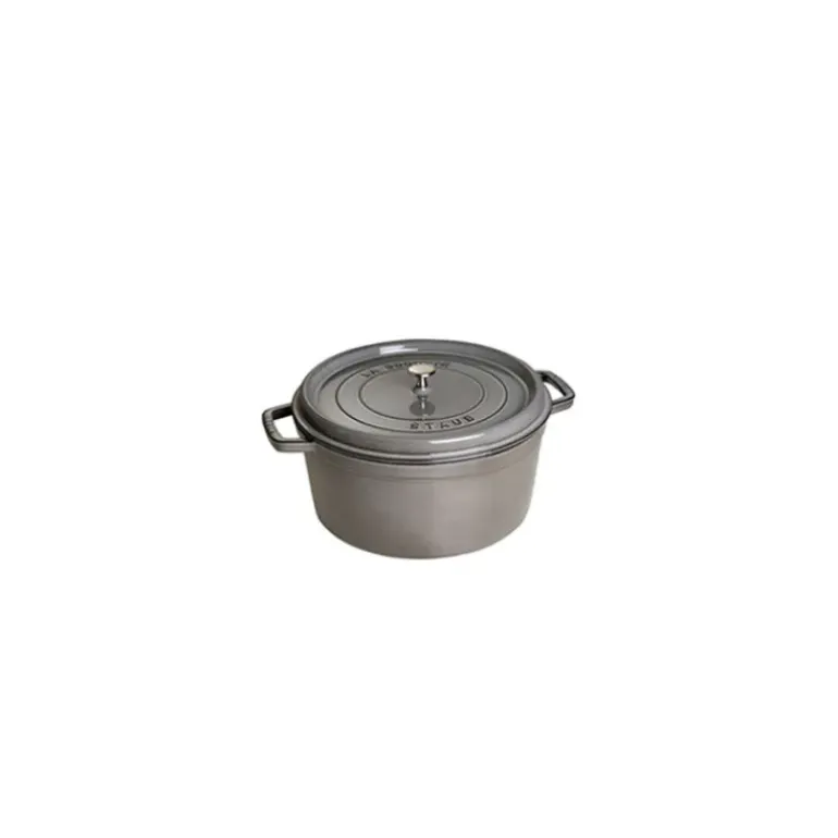 STAUB Cocotte Fonte Ronde 16 cm Gris Graphite 1,2 L