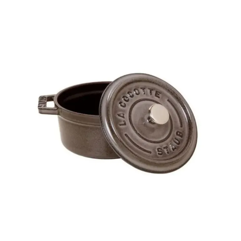STAUB Cocotte Fonte Ronde 18 cm Gris Graphite 1,7 L